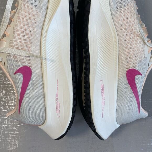 Nike Shoes Womens Size 7.5 Air Zoom Pegasus 37 Pale Ivory Running Sneakers - Picture 12 of 16